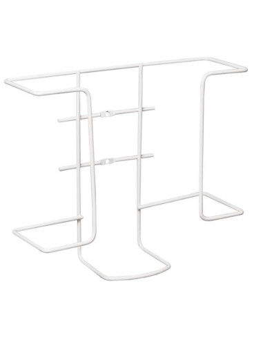 Glove rack white metal universal for 2 box - 