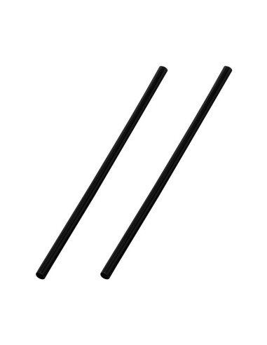Flergangssugerør u/knæk Sort coctail Ø8x15,5cm 500stk/pak - 