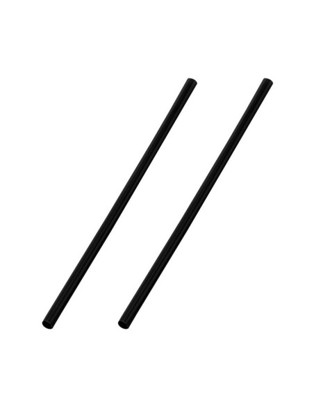 Flergangssugerør u/knæk Sort coctail Ø8x15,5cm 500stk/pak - 