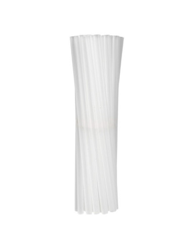 Straws Red/White Striped m/crack single packaged 24cm 500pc/pack - 