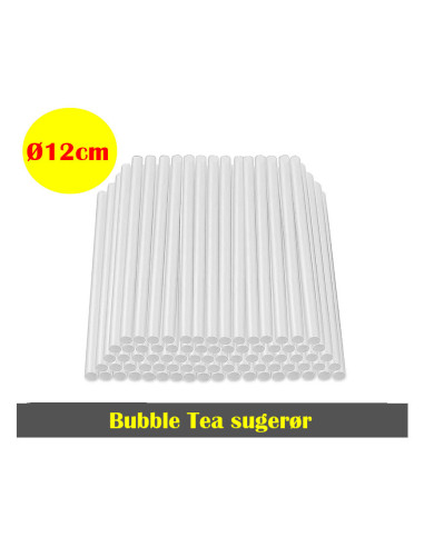 Bubble Tea Klar sugerør Ø12cm 1