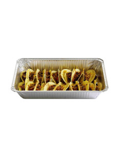 Foil tray w/ rolll edge 10250 ml.  10pc/pack -  2