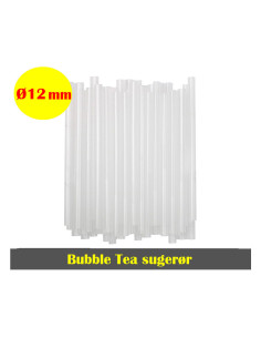 Bubble Tea Genanvendelige sugerør Ø12mm 2