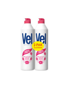 Håndopvask Vel Regular 1000 ml, 2x500 ml med farve og parfume