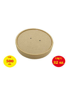 Soup/Deli Bowl Nature Cardboard Brown 950ml 20x25pc/box -  2