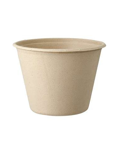 Soup/Deli Bowl Baggase Eco incl. lid 450ml 1000pc/box - 