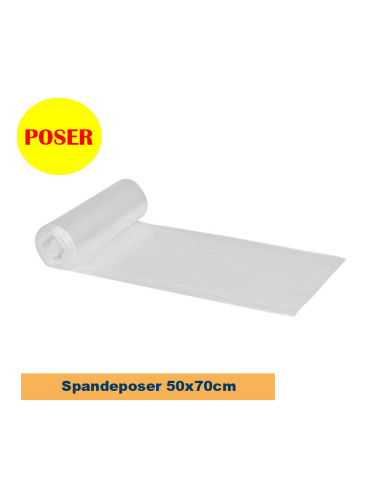 Bucket bag 40 l klar HDPE/virgin 50x60cm - 