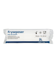 Frysepose 2 l 36 micron klar LDPE/virgin 15x35,6cm 2