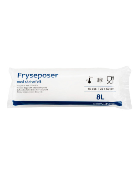 Frysepose 8 L 15 stk/rul