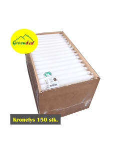 Crown candle Clean Stearin 8 hours 150pc/pack - 