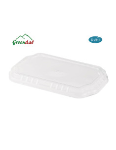 Lid Take-Away 256 x 163 x 12 mm Transparent -  2