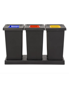 Base til 3 stk affaldsspand 53 l. Style 2
