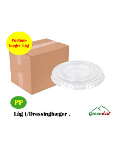 Dressing cup black 60ml 2oz  10x250pc/pac. -  2
