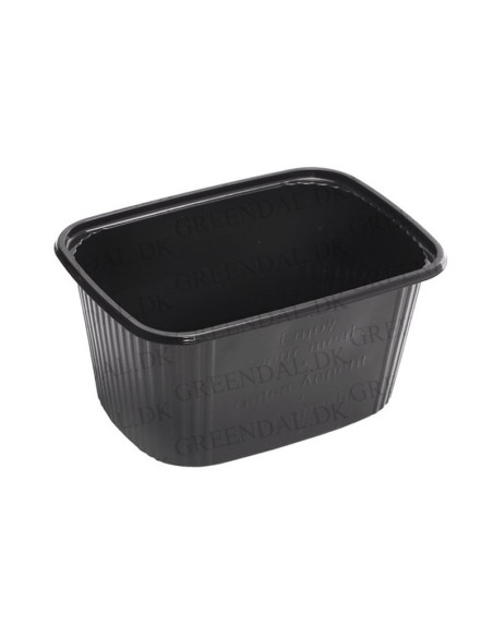 Plastbakke Mini Sort 250ml 100stk/ps - 