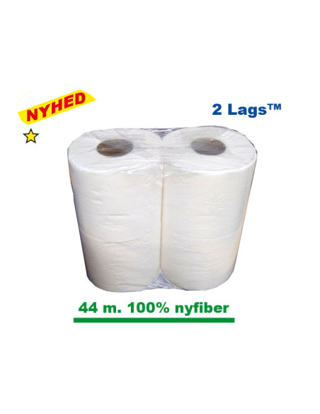 Toiletpapir neutral 2-lags 44m