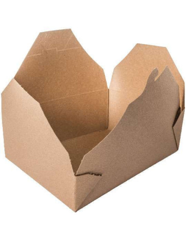 Kinaæske Brun (Deliæske/Nudelbakke) Pap 50stk/pak - 