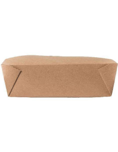 Kinaæske Brun (Deliæske/Nudelbakke) Pap 50stk/pak -  2