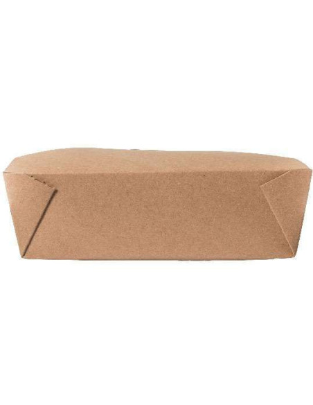 Kinaæske Brun (Deliæske/Nudelbakke) Pap 50stk/pak - 