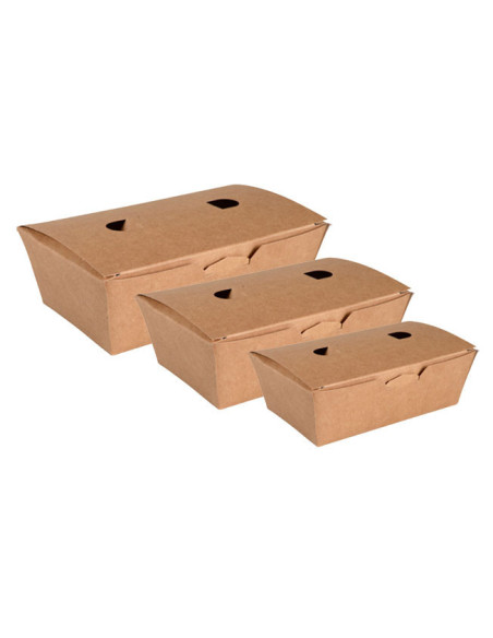 Take away boks *0-2 Brun 480, 400,400stk/kar - 