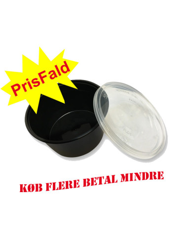 Microbæger Rund Sort 