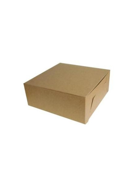 Kageæske 280x280x100mm Brun 200stk/pak - 