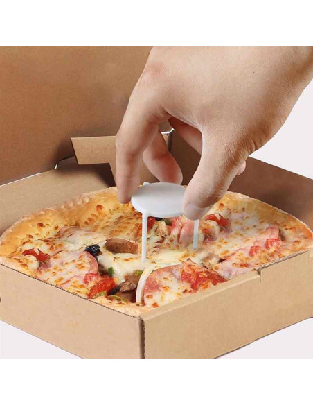 Trefod/Pizzabord 30mm Hvid 1000stk/kar - 