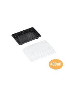 Sushi Tray KN Reckt 400ml 400pc/box - 