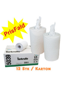 Wiping paper Green eco 1-layer 100m (5039) 12roll/box -  2