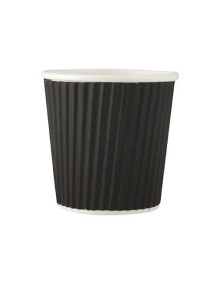 Kaffebæger Ripple Sort 230-480ml - 