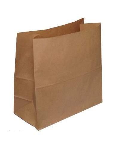 Klodsbundspose brun 26L 80gr 320x170x400mm 
