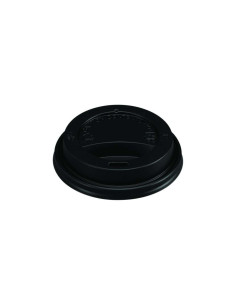 Kaffebæger (LÅG) 8oz Sort/Hvid 10x100stk/kar - 