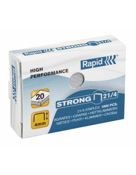 Hæfteklammer galvaniseret 21/4 Rapid strong 1000stk/pak