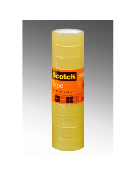 Tape Scotch office tape 508 transparent 15mmx33m 10pc/pak - 