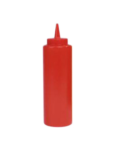 Plastflaske til dressing 34cl rød - 