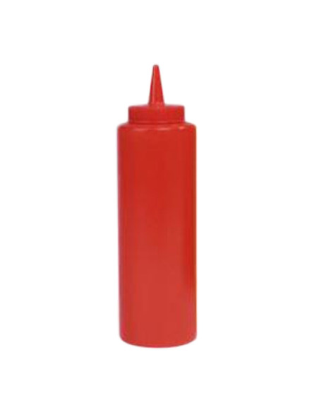 Plastflaske til dressing 34cl rød - 