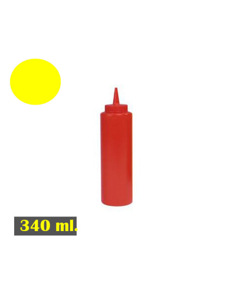 Plastflaske 34 cl med Tud/Skruelåg Rød