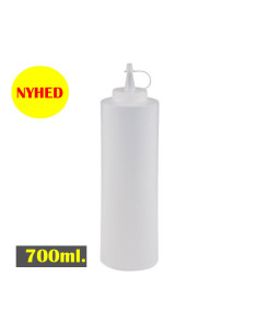 Plastic bottle for dressing 34cl transparent -  2