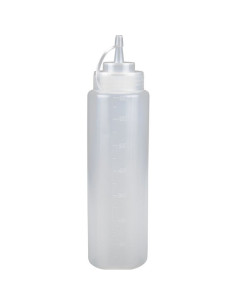 Plastic bottle for dressing 680cl transparent -  2