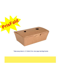 Take away box *0* S Brown 480 pc/box - 