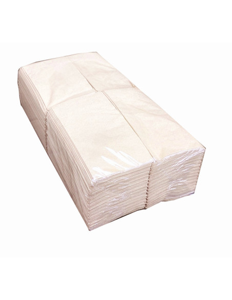 Serviet Eco GoGreen 40x40cm 2-lags 1/8 fold Natur