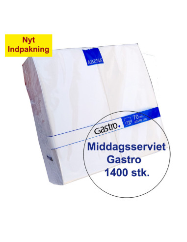 Middagsserviet Gastro 3-lags 40x40 cm.