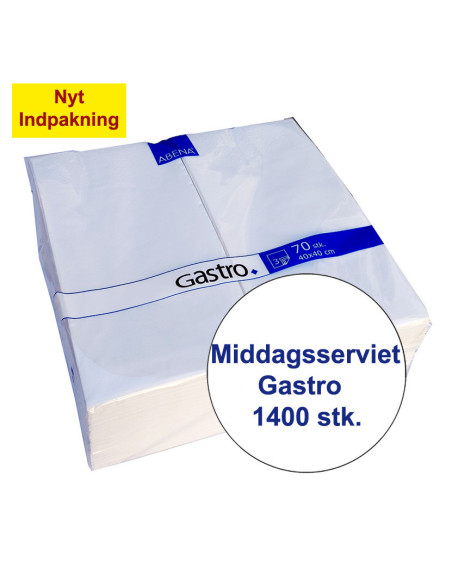 Servietter Gastro 40x40cm.