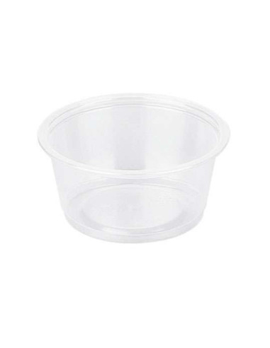 Dressingbæger PP klar 2oz 60ml 10x250stk/kar - 