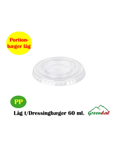 Dressing cup PP Clear 2oz 20x250pc/box - 