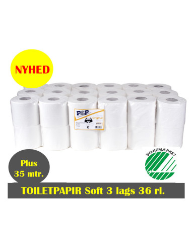 Toilet Plus 3 lags 35 mtr.  