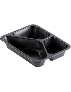 Tray forme 227x178x40 mm Sort 3 Rum - 