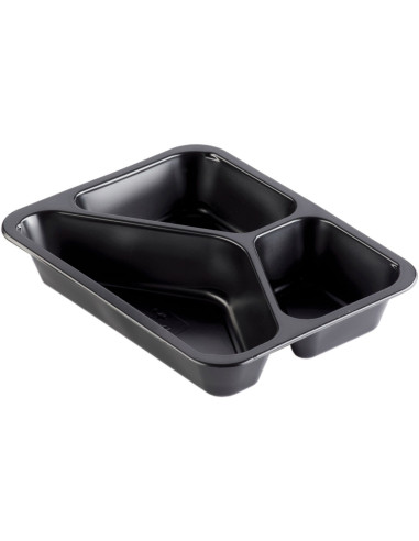 162152 Caterline-forme 227 x 178 x 40 mm Sort 3-rum
