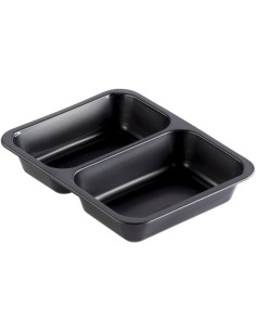 Plastbakke Caterline-forme  2 rums 40mm 2