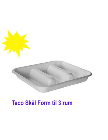 Taco Bakke 3 rum 300 stk.