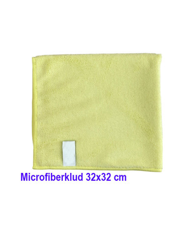 Mikrofiberklude Gul 32x32cm